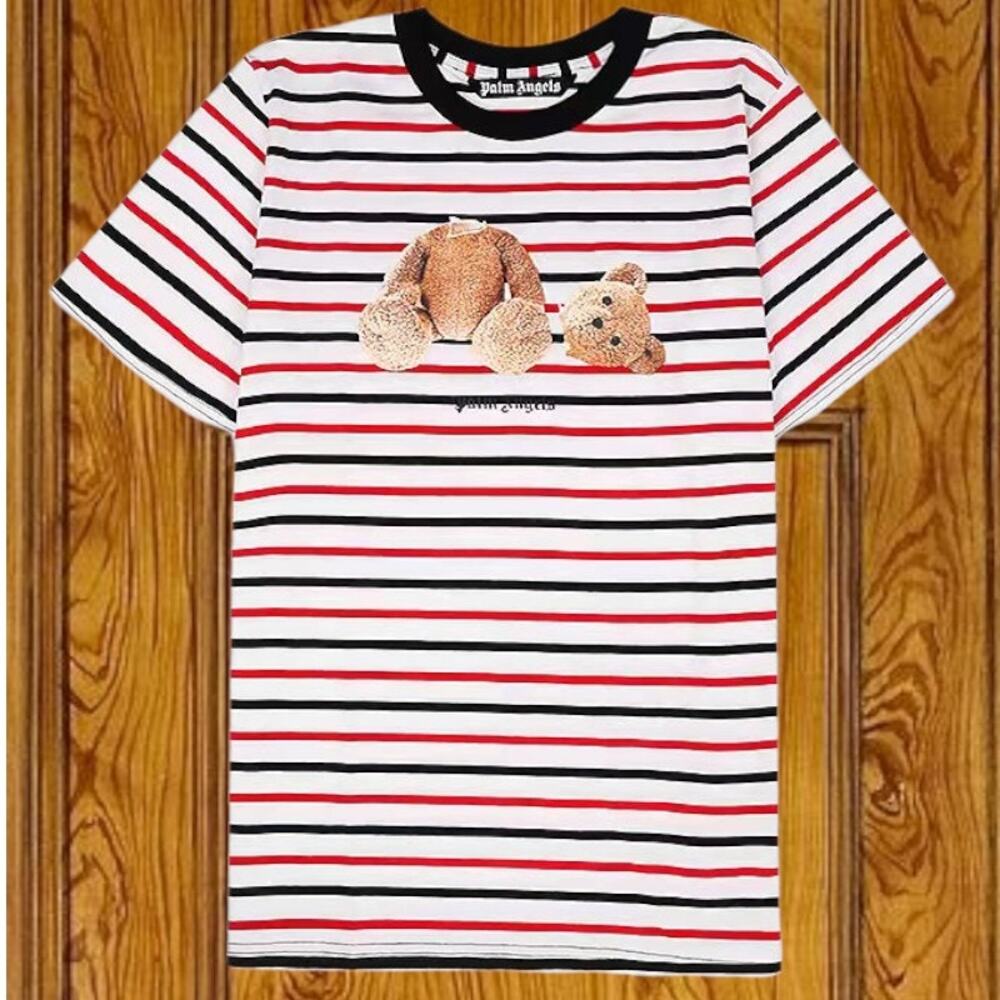 Palm Angels Striped T-Shirt Men's